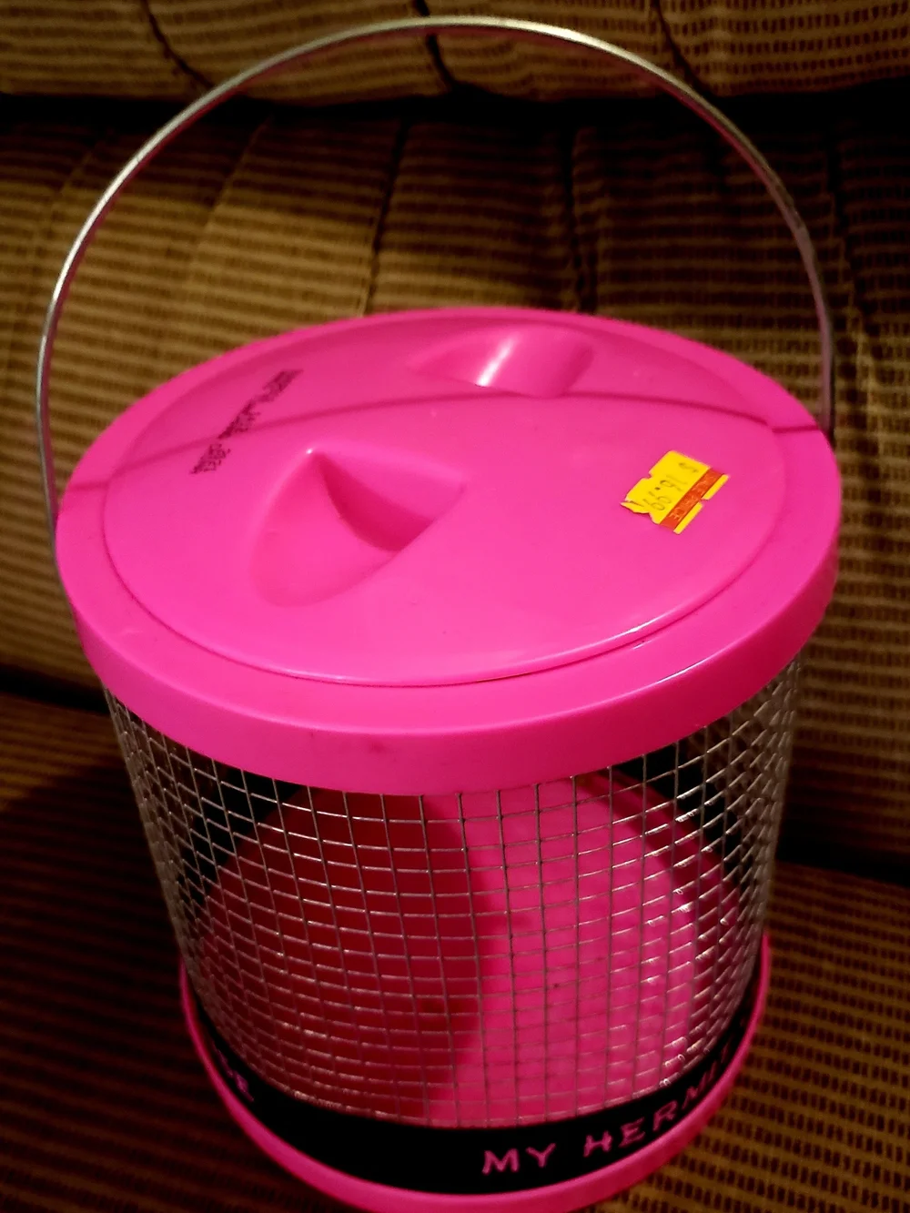 Pink Small Pet Temporary Habitat Cage - My Hermit House